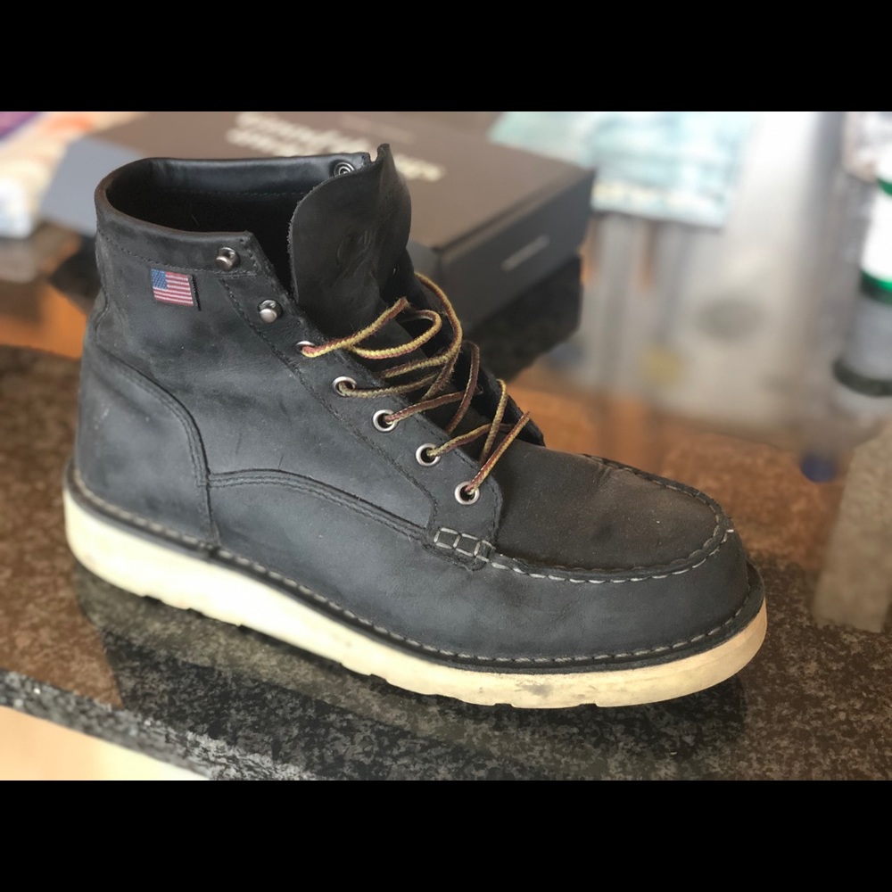 Danner Bull Run Moc Toe 6” Black